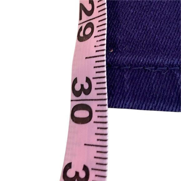 NEW Earl Jeans Straight Leg Mid Rise Size 10 (33x30) Vibrant Blue Denim Jeans - Picture 7 of 10